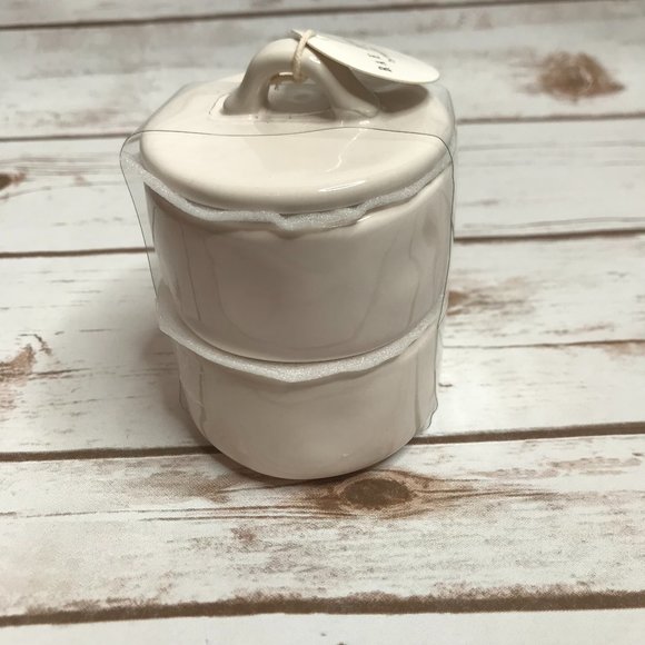 Rae Dunn Salt & Pepper Stacker - Picture 2 of 7